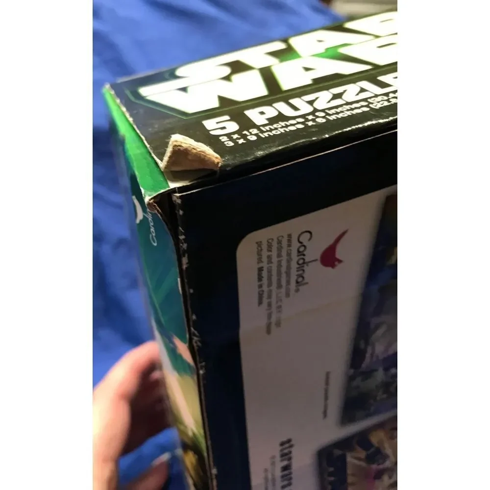 Star Wars 3D 5 pack sealed not opened vintage Jigsaw puzzle pack by Cardinal NEW